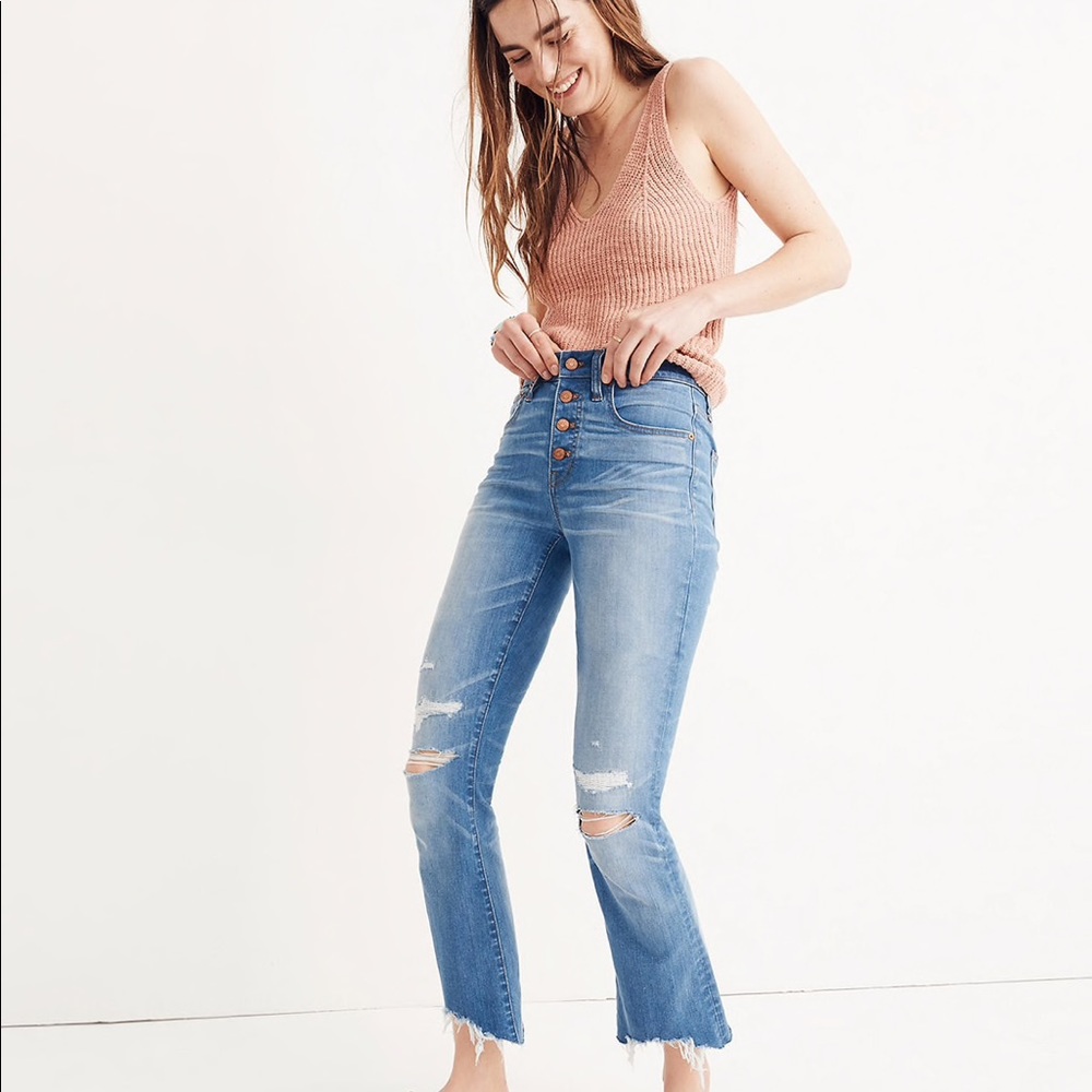 Madewell Cali Demi Boot Jeans